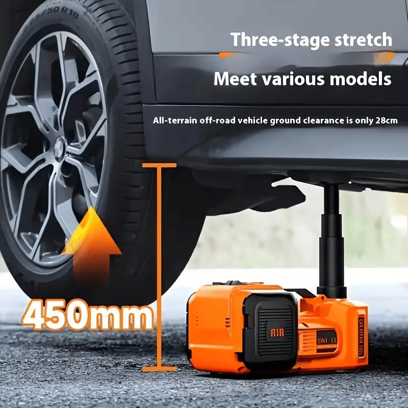 Electric Hydraulic Car Jack Kit — 5 Ton 12V